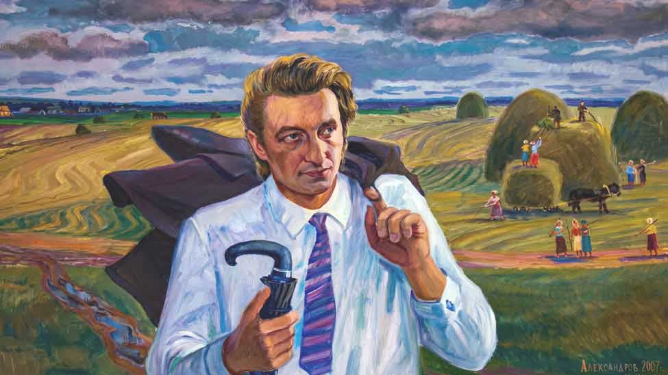 Портрет Олега Алексеевича Алексеева кисти псковского художника А. А. Александрова.