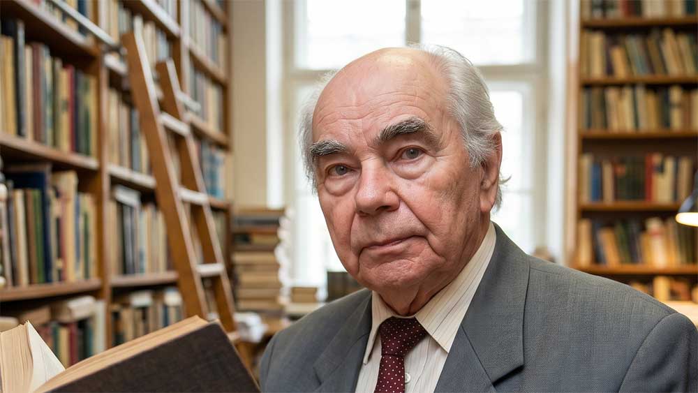 Николай Иванович Иванов в интерьере библиотеки. Цифровая художественная реконструкция выполнена на основе прижизненного архивного фотопортрета из фондов «Централизованной библиотечной системы» города Пскова. Образ воссоздан в стилистике классической интерьерной фотографии начала XXI века с детальным воспроизведением оригинального облика писателя-фронтовика. Компьютерная обработка, дизайн, проработка элементов обложки и пространственная композиция — А. В. Камянчук.
